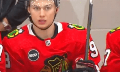 Chicago Blackhawks - The trio of 2016 2nd round Blackhawks draft picks:  Krys, DeBrincat and Kayumov.